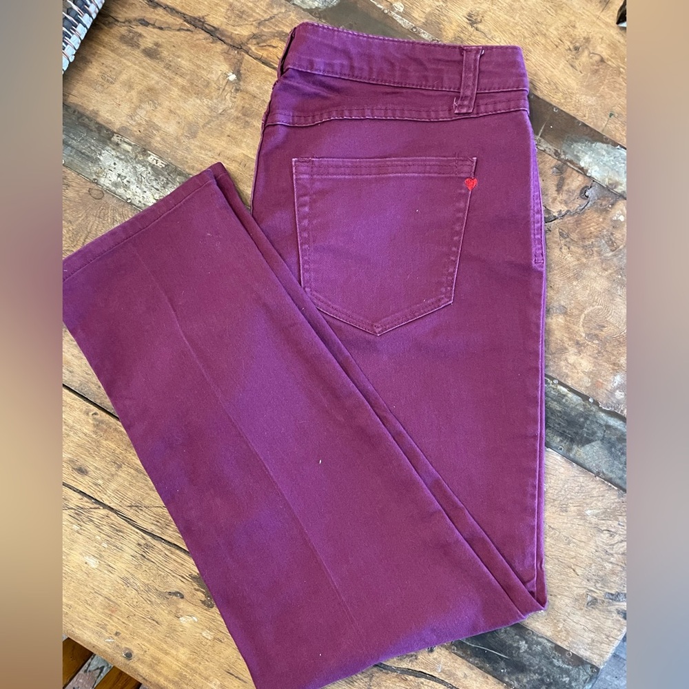 Denim 24/7 jeans, purple, size 16w